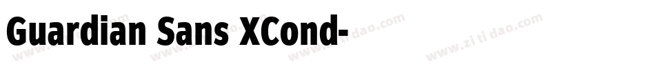 Guardian Sans XCond字体转换